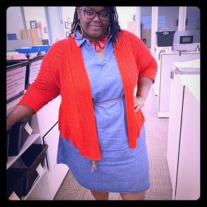 Denim sleeveless dress